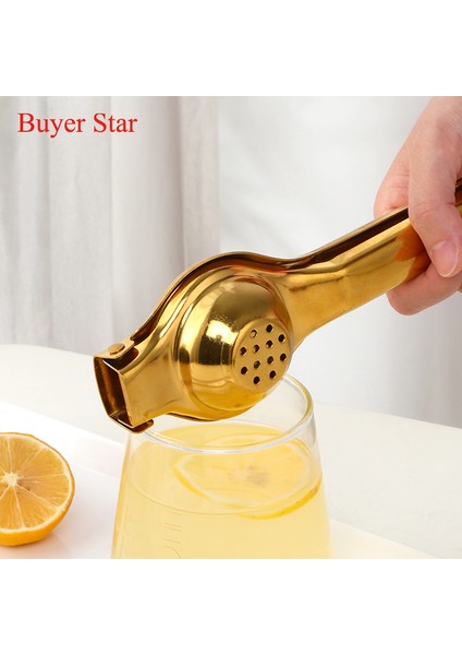 Gümüş Tarzı 1 Adet Altın Limon Sıkacağı Paslanmaz Çelik Portakal Meyve Sıkacağı Metal Manuel Sıkacağı Kolay Kullanım Meyve Presleme Aracı Mutfak Aksesuarları (Yurt Dışından) indirimleri