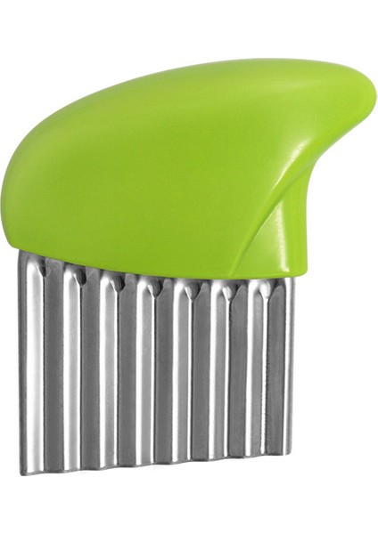 Yeşil Stil Patates Dalgalı Kesici Paslanmaz Çelik Patates Dilimleyici Fransız Kızartma Kesici Bıçak Sebze Kesici Kesme Aletleri Mutfak Alet (Yurt Dışından)