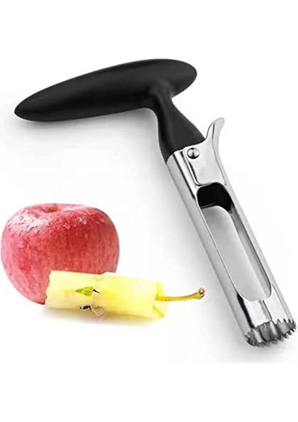 Siyah Stil Yeni Paslanmaz Çelik Elma Çekirdek Kesici Bıçağı Cesir Meyve Dilimleyici Çok Functurm Kesme Sebze Armut Çekirdek Çıkarılmış Mutfak Aletleri (Yurt Dışından)