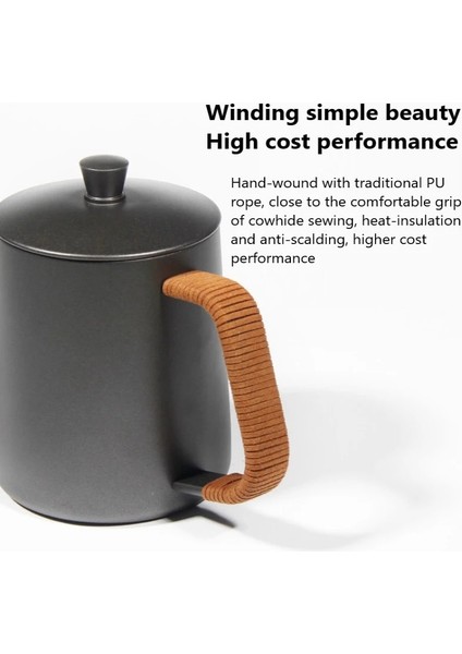 600ML 03 Tarzı ml Paslanmaz Çelik Montaj Braketi El Punch Pot Cezveler Damla Gooseneck Bacalı Uzun Ağızlı Kahve Su Isıtıcısı Çaydanlık (Yurt Dışından) fırsatları