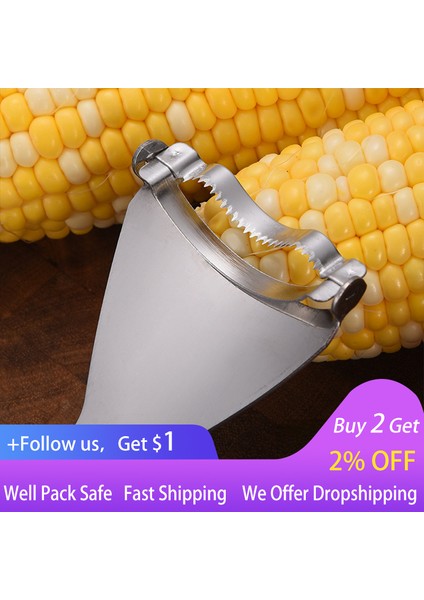 Bir Stil Paslanmaz Çelik Mısır Striptizci Ev Mutfak Mısır Harman Striptizci Soyucu Mısır Kerneler Soyucu Meyve Sebze Mutfak Aksesuarı (Yurt Dışından) fiyatları