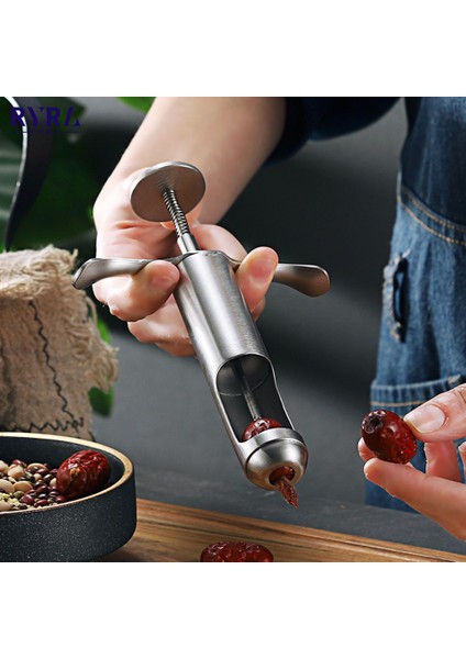 No.2 Tarzı Yaratıcı Kırmızı Tarihler Hünnap Pitter Paslanmaz Çelik Kiraz Zeytin Tarağı Ev Mutfak Meyve Çekirdeği Sökücü Tohum Itme Aracı Alet (Yurt Dışından) modelleri