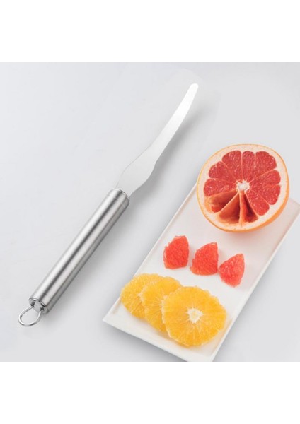 Gümüş Tarzı Paslanmaz Çelik Narenciye Portakal Soyma Makineleri Yenilikçi Meyve Portakal Soyma Aracı Açık Greyfurt Artefakt Kesme Meyve Bıçağı Alet (Yurt Dışından) indirimleri
