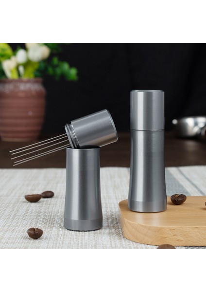 Lightgrey Tarzı Kahve Sabotaj Alüminyum Iğneler Espresso Tozu Karıştırıcı Dağıtıcı Eşitleyici Wdt Araçları Cafe Karıştırma Barista Aksesuarları (Yurt Dışından)