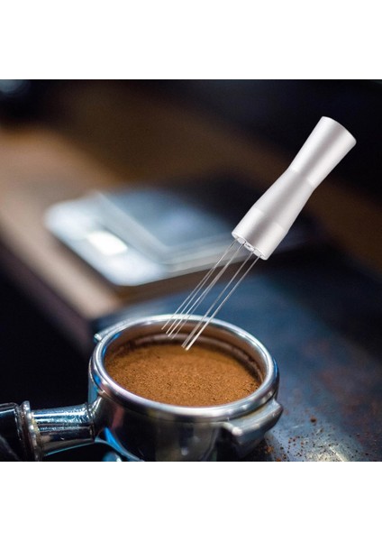 Gümüş Tarzı Iğne Tipi Kahve Tozu Dağıtın Kahve Sabotaj Dağıtıcı Düzleştirici Aleti Iğne Kahve Tamper 304PASLANMAZ Çelik (Yurt Dışından) fiyatları