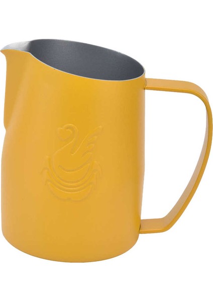 Yeşil Stil 450ML Paslanmaz Çelik Süt Sürahisi Kahve Köpürtme Sürahi Kahve Zanaat Latte Cappuccino Süt Kremalı Fincan Kahve Için (Yurt Dışından)