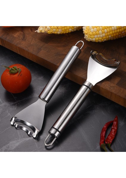 Bir Stil Paslanmaz Çelik Mısır Striptizci Ev Mutfak Mısır Harman Striptizci Soyucu Mısır Kerneler Soyucu Meyve Sebze Mutfak Aksesuarı (Yurt Dışından) indirimleri