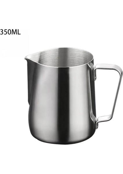 350ML Tarzı Mutfak Paslanmaz Çelik Süt Köpürtme Sürahisi Espresso Kahve Sürahi Barista Craft Kahve Latte Süt Köpürtme Sürahi Sürahi Aracı (Yurt Dışından)