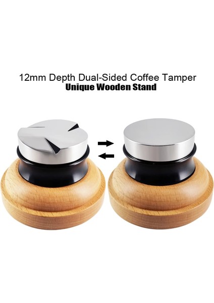 Çift Taraflı 58 mm Stili Kahve Sabotaj Cafe Sabotaj Standı Basın Espresso Kahve Makinesi Çift Kahve Mat Iğne Barista Aksesuarları (Yurt Dışından)