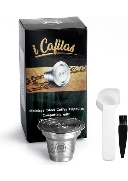 Lor B Tarzı I Cafilas Reusabel Kahve Kapsülü Nespresso Filtresi Için Dolce Gusto Pod Için Cafissimo Kahve Fincanı Için Lor Paslanmaz Çelik Pod (Yurt Dışından)