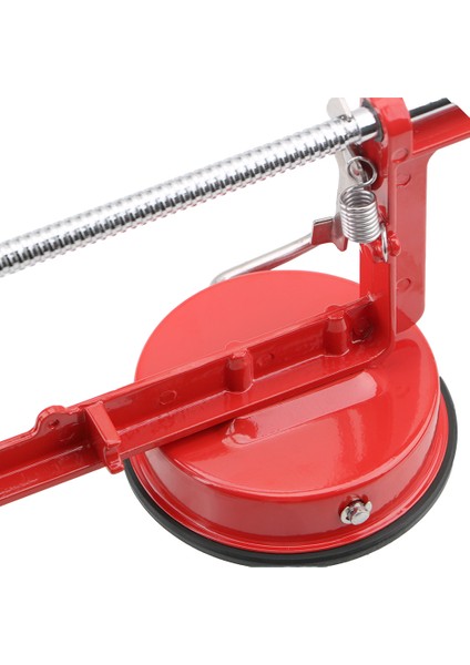 Kırmızı Stil Meyve Patates Elma Makinesi Soyucu Sebze Spiralizer Mutfak Ev El-Krank Kırpma Elma Dilimleme Tart Kesici (Yurt Dışından) indirimleri