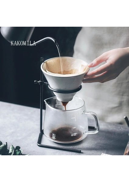 1 Adet Tutucu Stili El Demlenmiş Kahve Filtresi Seti V60 Cam Cezve El Demleme Tencereleri Kahve Üzerine Dökün Kahve Su Isıtıcısı Pot Damlatıcı Stand Fincan (Yurt Dışından) modelleri