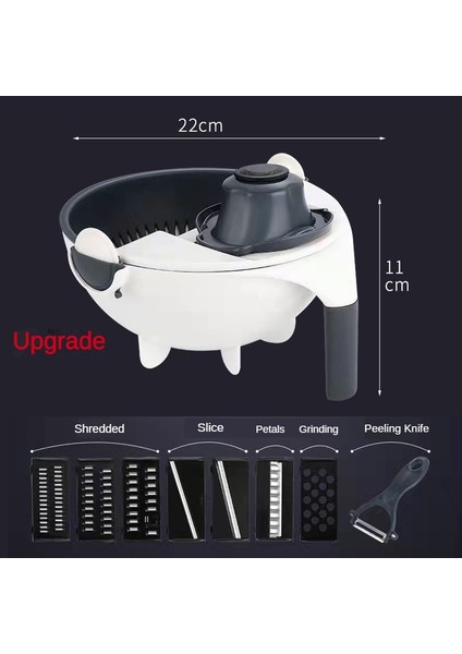 D Tarzı Sebze Parçalayıcı Havuç Patates Soyucu Soğan Kıyıcı Mutfak Meyve Gıda Rende Et Dilimleme Mutfak Sebze Dilimleme (Yurt Dışından)