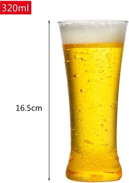 Stili Temizle Yüksek Li Plastik Şarap Bardakları Bar Içecek Bardağı Kadeh Şampanya Gglass 6 Parça Soğuk Içecek Suyu Cam Plastik Kokteyl Kadeh Takımı (Yurt Dışından)