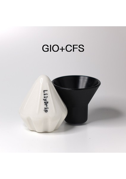 Gıo Cfs Stili Lilydrip Kahve Damlatıcı Transformatör Bira Filtre Kağıdı Invertör Çoğu Koni Damlatıcı Için Uyumlu V60 Bira Seti Demlemeye Yardım (Yurt Dışından)