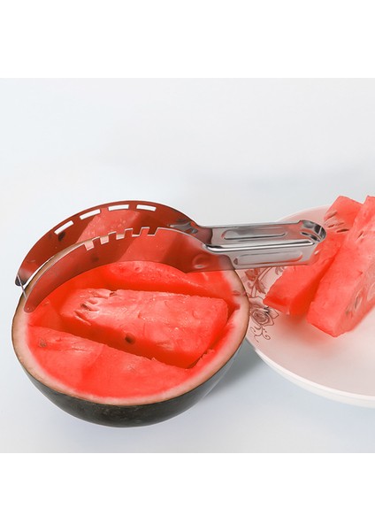 Kepçe Stili Karpuz Kesici Bıçak Mutfak Artefakt Salata Meyve Dilimleme Sebze Kesici Aracı Karpuz Kazıcı Mutfak Aksesuarları (Yurt Dışından) indirimleri