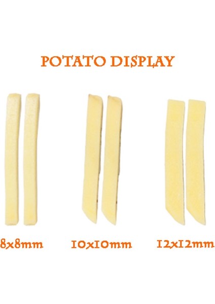 Erik Tarzı Alüminyum Alaşımlı Kızartma Makinesi Aksesuarları Bıçak Kesme Makinası Kesme Patates Salatalık Turp Makinesi Parçaları (Yurt Dışından) modelleri
