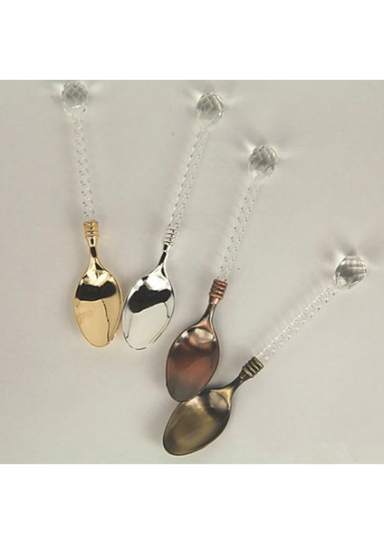 No3 Tarzı Kristal Saplı Çay Kahve Kaşığı Dondurma Kaşığı Tatlı Kepçe Kepçe Homebar Için (Yurt Dışından) fiyatları