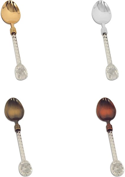 No3 Tarzı Kristal Saplı Çay Kahve Kaşığı Dondurma Kaşığı Tatlı Kepçe Kepçe Homebar Için (Yurt Dışından) modelleri