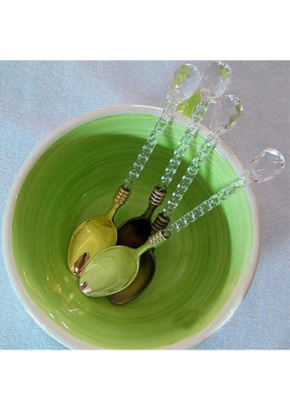 No3 Tarzı Kristal Saplı Çay Kahve Kaşığı Dondurma Kaşığı Tatlı Kepçe Kepçe Homebar Için (Yurt Dışından) indirimleri