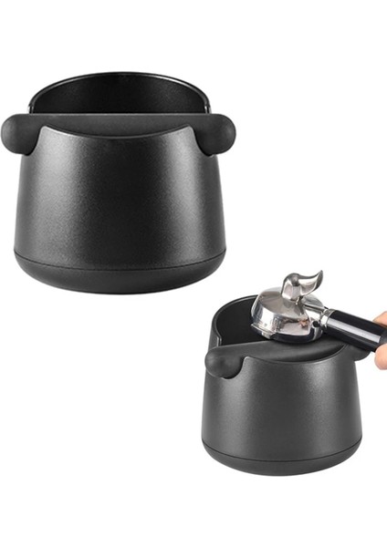 Düz Mavi Stil Kahve Tozu Kalıntı Kutusu Siyah Derin Kase Kaymaz Sökülebilir Knock Bar Kahve Makinesi Telvesi Geri Dönüşüm Kovası Öğütme Çöp Kutusu (Yurt Dışından) modelleri