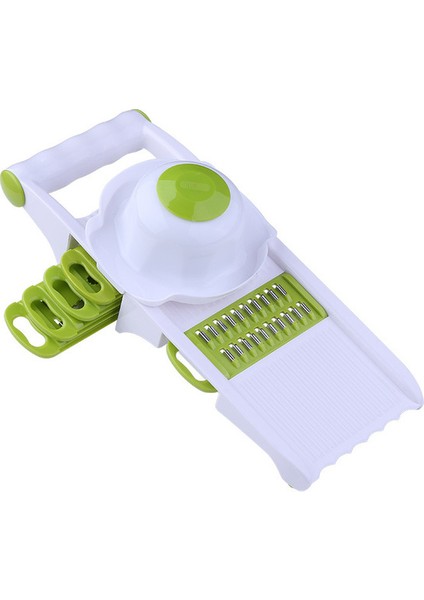 Yeşilbeyaz Tarzı 5 Mandolin ile Mandolin Rebanı Çoklu Ayarlanabilir Mandolin, Bitkisel Zanahoria Cebolla Mandolin (Yurt Dışından)