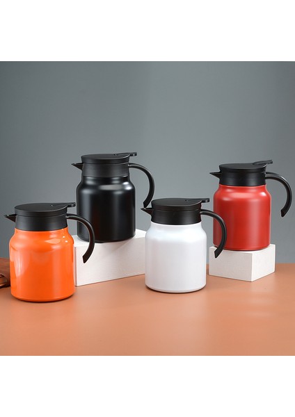 Siyah Stil 800 ml ml Paslanmaz Çelik Cezve Isı Yalıtım Çaydanlık Taşınabilir Büyük Kapasiteli Su Isıtıcısı (Yurt Dışından) modelleri