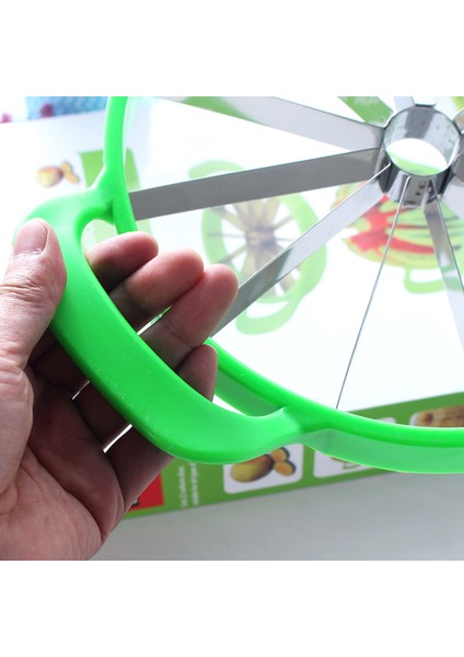 B Tarzı Karpuz Dilimleme Kesici Paslanmaz Çelik Büyük Boy Dilimlenmiş Karpuz Kavun Dilimleme Meyve Bölücü Artefakt Mutfak Aletleri (Yurt Dışından) indirimleri