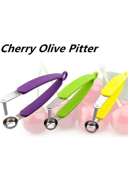 Yeşil Stil Kiraz Zeytin Çukurları Pitter Taş Tohum Sökme Makinesi Konteyner Mutfak Aracı Erry Zeytin Pitter DEC17 #30 (Yurt Dışından) modelleri
