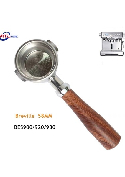 Kırmızı Gül Kurcalama Stili 58 mm Kahve Dipsiz Portafilter Adaçayı Breville Bes Barista Için Yedek Filtre Sepeti Kahve Aksesuarları (Yurt Dışından) indirimleri