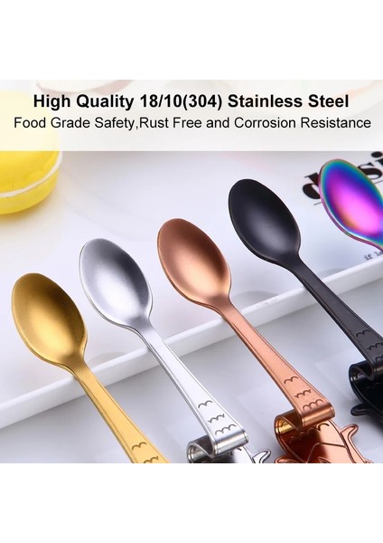 Gümüş Tarzı Upors Denizkızı Kahve Kaşığı Scoo Paslanmaz Çelik Asılı Kahve Kaşığı Çay Kaşığı Şeker Moka Dondurma Çay Kaşığı Araçları (Yurt Dışından) indirimleri