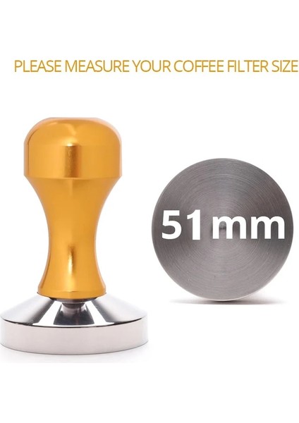 Erik Tarzı Barista Espresso Kahve Tamper Düz Taban, Silikon Kahve Tamper Mat (Mm) (Yurt Dışından)