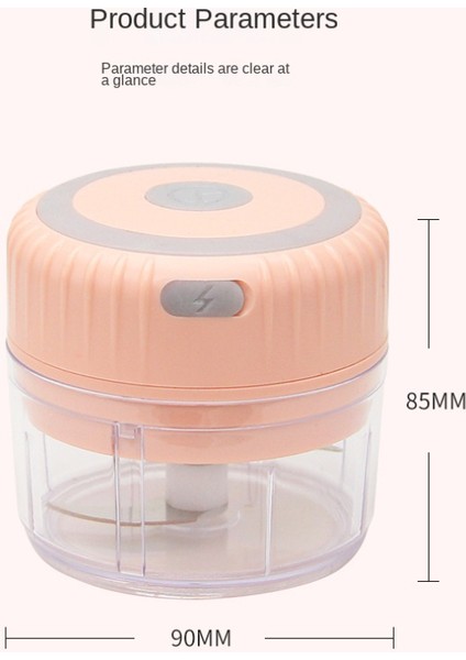 B-PINK-100ML Tarzı ml Mini Elektrikli Sarımsak Kıyıcı USB Şarj Zencefil Ezici Makinesi Sağlam Dayanıklı Biber Sebze Kırıcı Mutfak Aracı (Yurt Dışından) modelleri