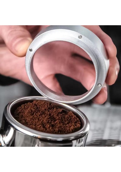 Siyah Stil 53MM mm Espresso Kahve Dozaj Halkası - Portafilters Kahve Filtresi Yedek Halkası Espresso 2 Fincan 1 Fincan Sepet Iğnesi (Yurt Dışından)