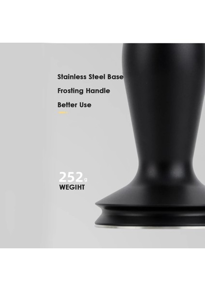 Kırmızı Sandal Ağacı Stili 53 mm .4mm Buzlu Sap Sabotaj Paslanmaz Çelik Taban Ayrılabilir Baz Toz Pres Katı Çekiç Kahve Aksesuarları Barista Için (Yurt Dışından) modelleri