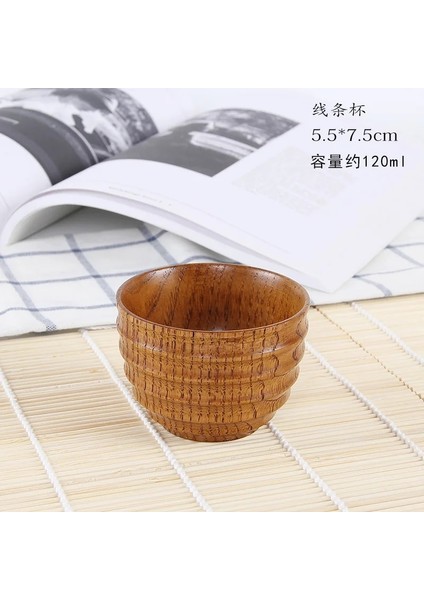 C Stili Japon Tarzı Ahşap Fincan Yaratıcı Hünnap Ahşap Yalıtım Çay Bardağı Ahşap Kahve Fincanı Içme Fincan Kahve Fincanı ve Tabak Takımları (Yurt Dışından)