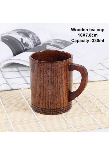 D Stili Yeni 1 Adet Japon Tarzı Ahşap Bardak Yaratıcı Hünnap Ahşap Yalıtım Çay Bardağı Ahşap Kahve Fincanı Içme Fincan Kahve Fincanı Tabağı Setleri (Yurt Dışından)