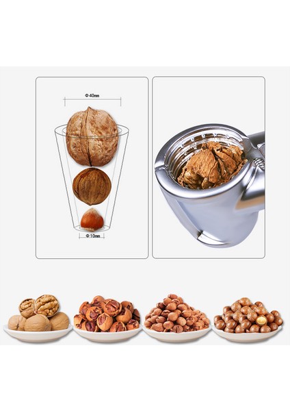 D Tarzı Çinko Alaşımı Fındıkkıran Sheller Çatlak Badem Ceviz Pekan Fındık Fındık Mutfak Fındık Sheller Klip Aracı Kelepçe Pense Kraker (Yurt Dışından) fiyatları
