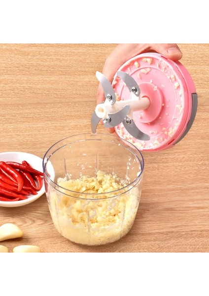 500ML Pembe Stil Patates Ezici Soğan Dilimleme Sebze Meyve Doğrayıcı Kesici Sarımsak Presi Kıyma Makineleri Mutfak Pişirme Aksesuarları Ev Aletleri (Yurt Dışından) indirimleri
