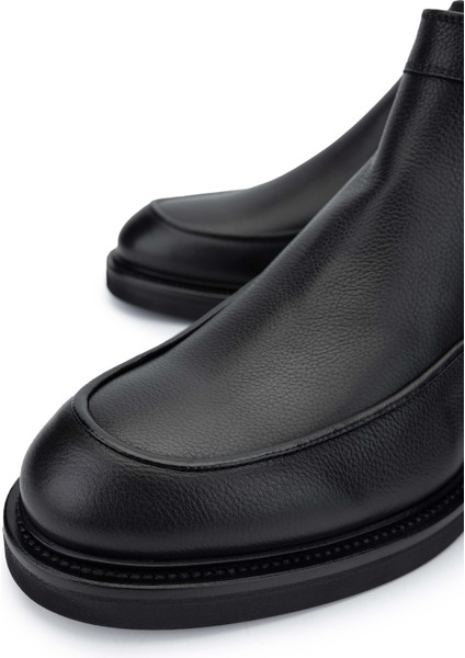 Rossı Erkek Hakiki Deri Siyah Casual Bot 668 1285PZA Erk Bot SK24-25 Nero modelleri