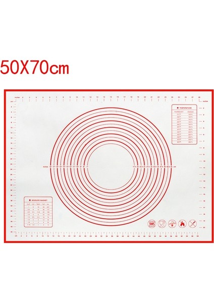 Bej Tarzı Mutfak Aksesuarları Alet Silikon Pişirme Paspasları Levha Pizza Hamur Yapışmaz Pasta Pişirme Araçları Mutfak Gereçleri Malzemeleri (Yurt Dışından)