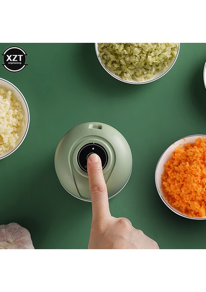 Yeşil Stil Elektrikli Mini Sarımsak Kıyıcı USB Kıyma Makinesi Sarımsak Ezici Makinesi Sağlam Dayanıklı Ezilmiş Zencefil Sebze Kırıcı Mutfak Eşyaları (Yurt Dışından) fırsatları