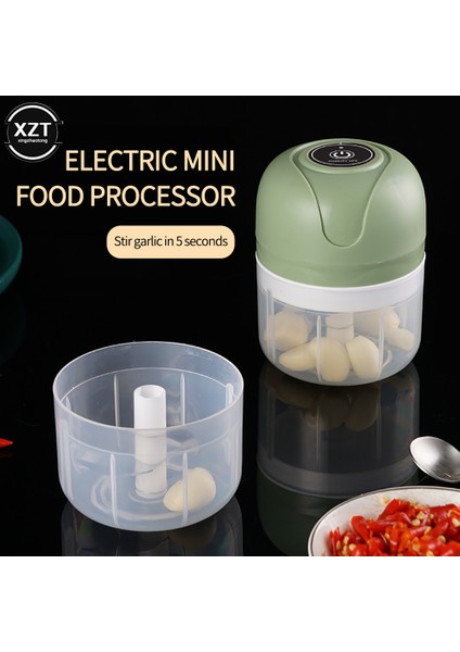 Yeşil Stil Elektrikli Mini Sarımsak Kıyıcı USB Kıyma Makinesi Sarımsak Ezici Makinesi Sağlam Dayanıklı Ezilmiş Zencefil Sebze Kırıcı Mutfak Eşyaları (Yurt Dışından) indirimleri