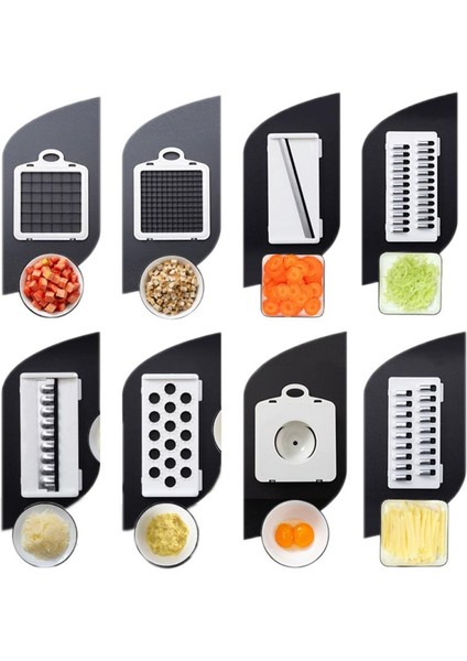 F Tarzı Sebze Kesici Çok Fonksiyonlu 8 In 1 Sebze Dilimleme Havuç Patates Soğan Chopper Sepeti Rende Mutfak Aksesuarla Aracı (Yurt Dışından) indirimleri