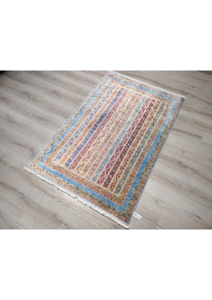 Yamalı Home 037 Renkli-Kuka 110X160 cm Saçaklı Kilim