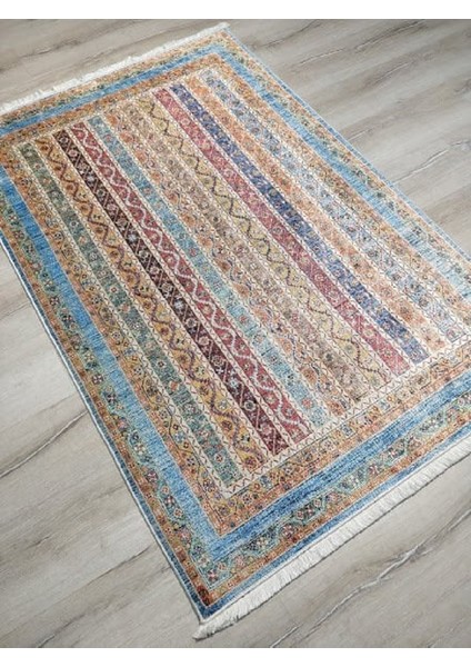 Yamalı Home 037 Renkli-Kuka 110X160 cm Saçaklı Kilim modelleri