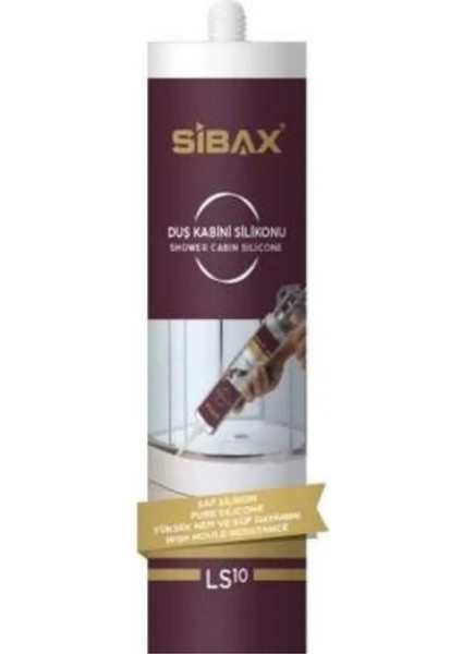 Duşakabin Silikonu Beyaz 310ML LS10