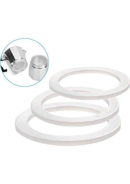 G269783 Stili Silikon Conta Halkası Esnek Yıkayıcı Conta Halkası Bardaklar Için Değiştirilen Moka Pot Espresso Mutfak Kahve Makineleri Aksesuarları Parçaları (Yurt Dışından)
