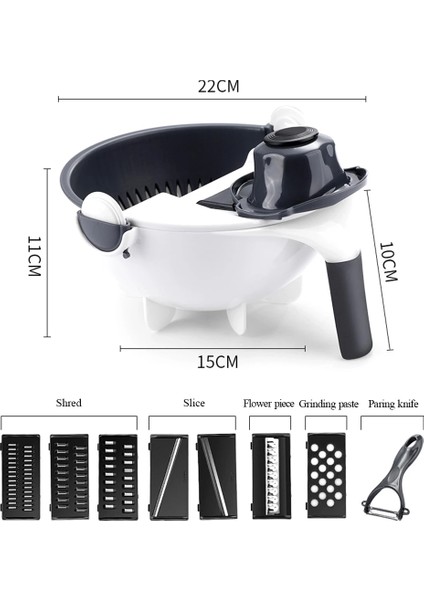 P-1 Style Çok Fonksiyonlu Sebze Dilimleyici Ev Patates Soyucu Dilimleyici Patates Licer Turp Rende Mutfak Aletleri Sebze Kesici (Yurt Dışından) modelleri