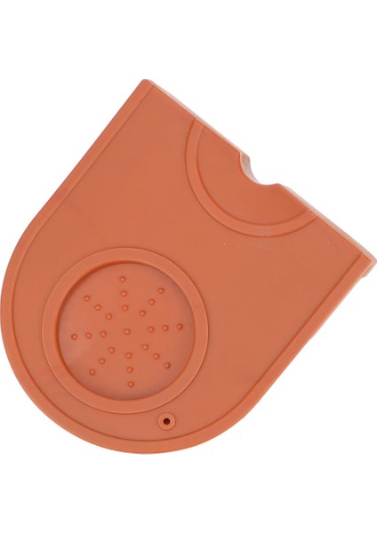 Kahverengi Küçük Stil 1 Adet Barista Kahve Tamper Mat Espresso Kahve Sabotaj Mat Silikon Kauçuk Köşe Mat Takım Tutucu Kaymaya Dayanıklı Ped (Yurt Dışından)